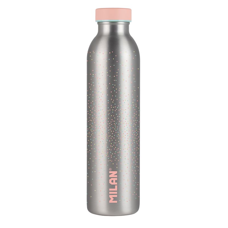 MILAN BOTELLA TÉRMICA SILVER DOTS GRANDE